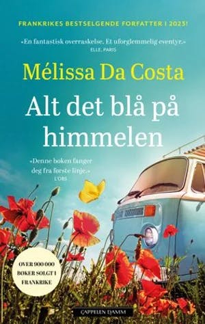 Omslag: "Alt det blå på himmelen" av Mélissa Da Costa